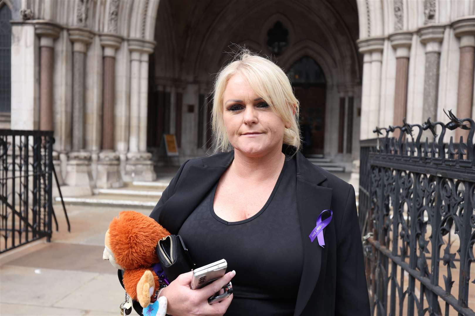 Hollie Dance, mother of Archie Battersbee, the 12-year-old boy at the centre of a High Court life-treatment dispute, who has urged a judge to give the youngster ‘more time’ (James Manning/PA)