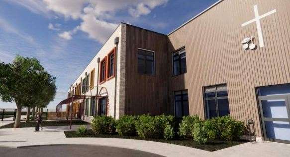 Swale council has no objections to a new two-storey primary school on Teynham. Picture: Bailey Partnership