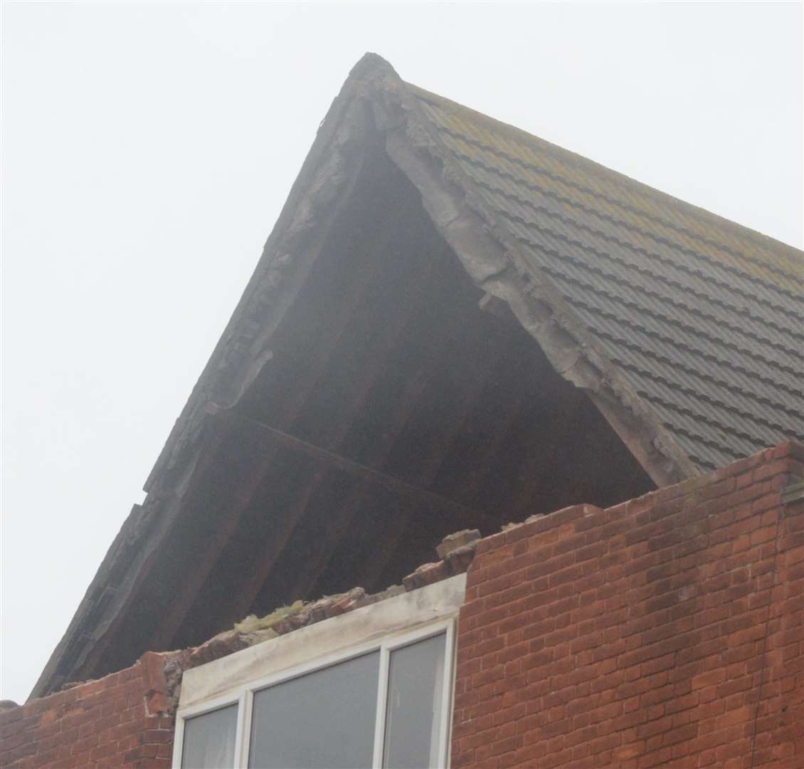 Canterbury Road in Herne Bay has been closed to northbound traffic after a block of flats partially collapsed during Storm Dennis last month