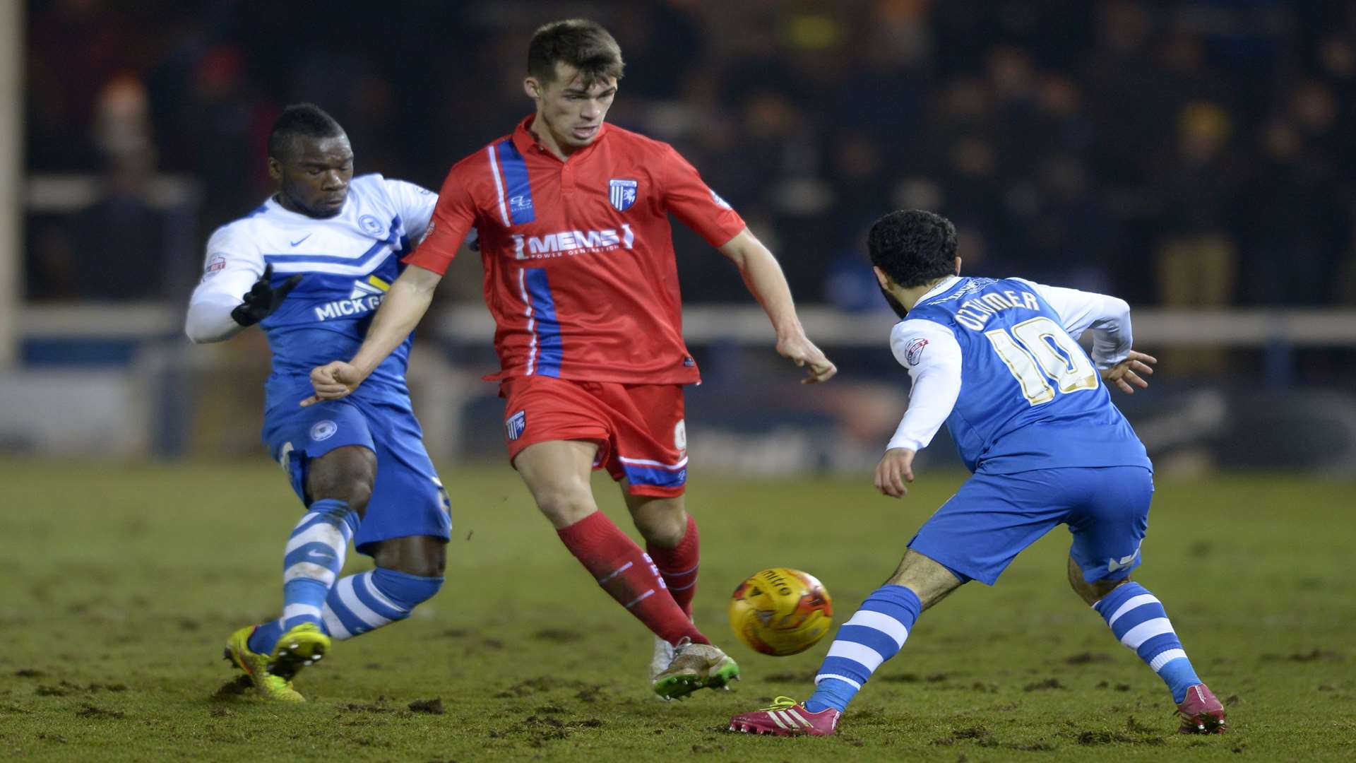 John Marquis in action against Peterborough Picture: Barry Goodwin