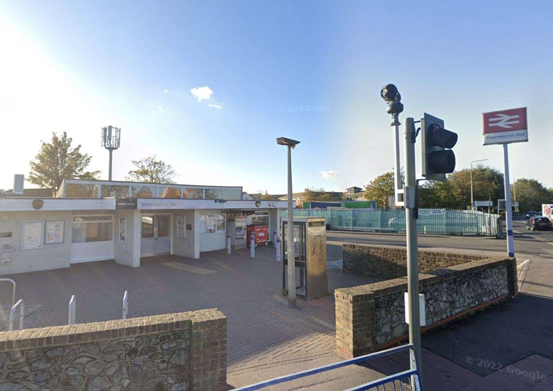 Sheerness-on-Sea railway station. Picture: Google Maps
