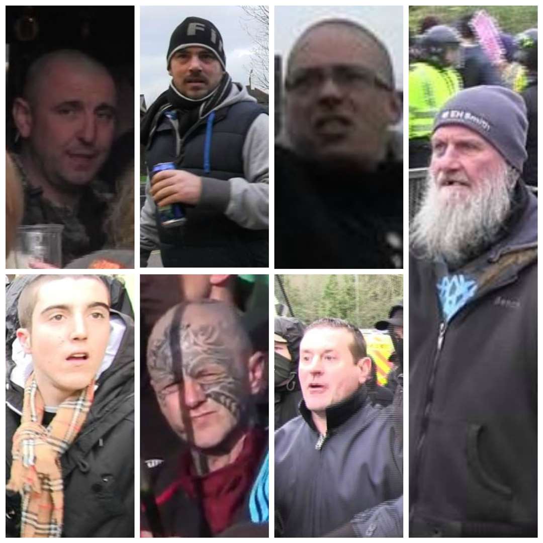 Images of suspected protesters released by police