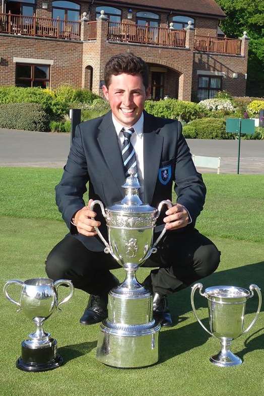 Kent amateur golf champion Aflie Plant. Picture: Bob Walden