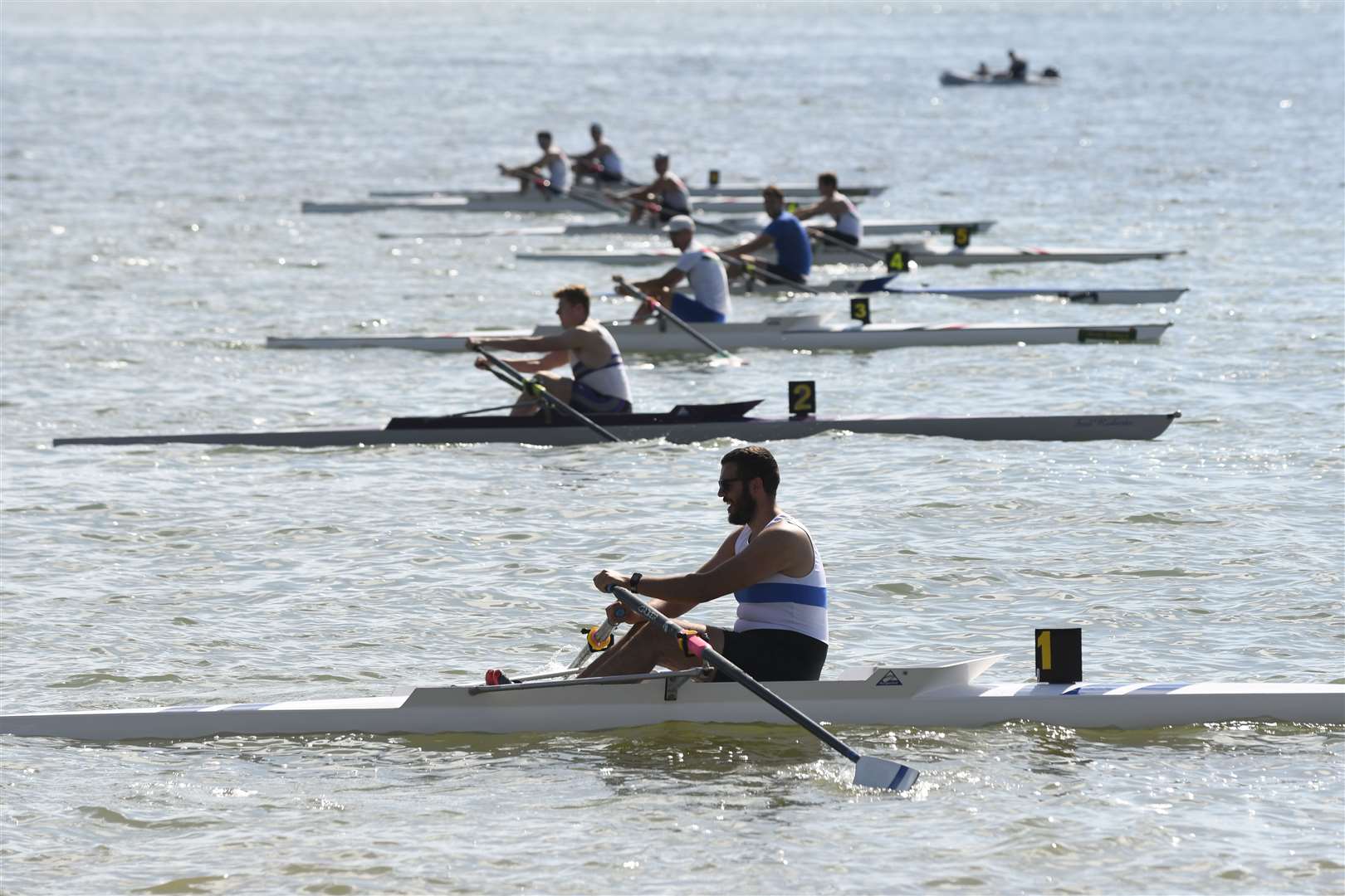 Deal Rowing Club competing in its own Regatta