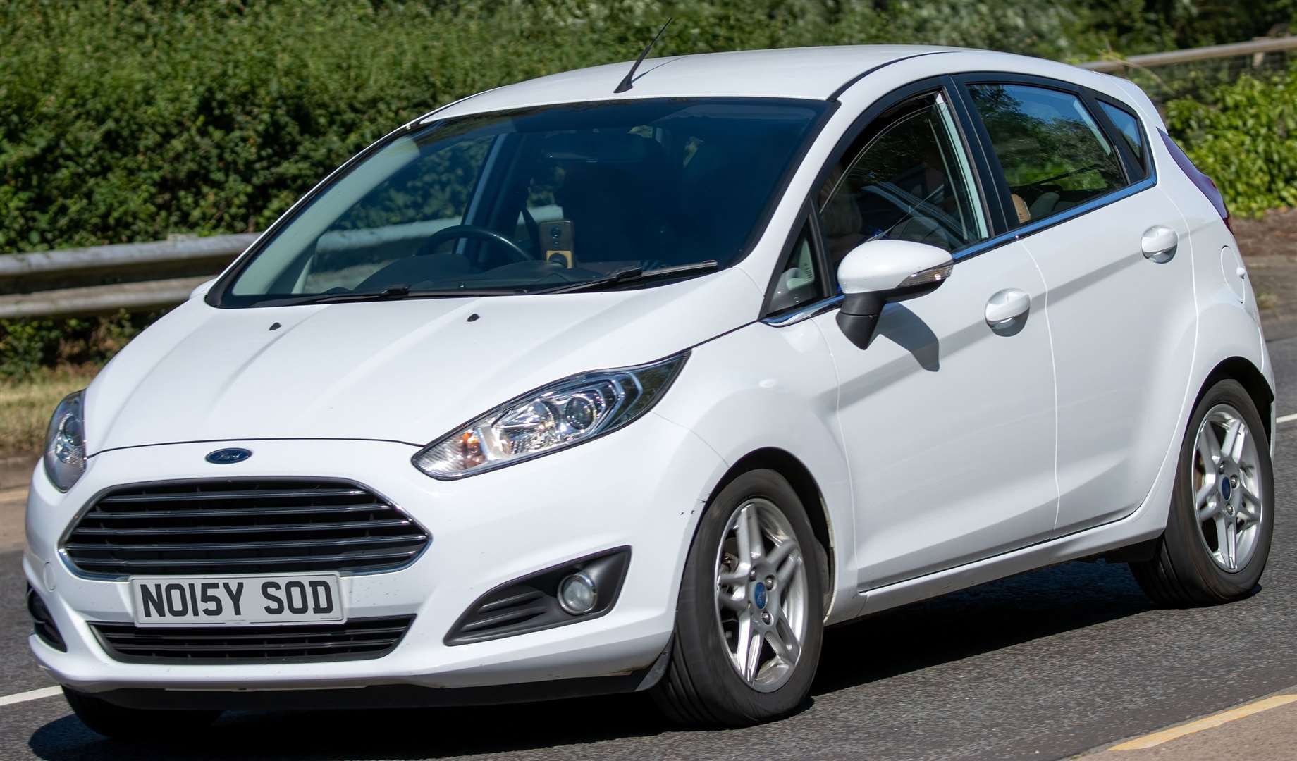It is rumoured to be a white Ford Fiesta driver causing the disruption. Stock image