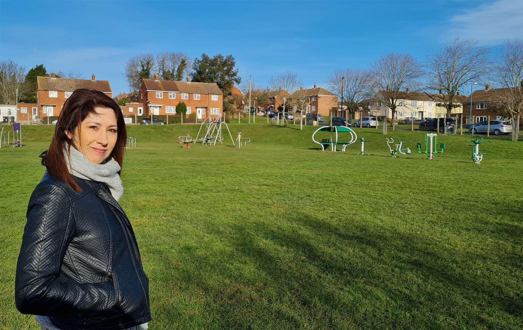 Cllr Louise Harvey-Quirke visited Sturry recreation ground this week, after residents reported to have been terrorised by youths
