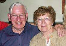 Bill Cooke with his former wife Dot Cooke.