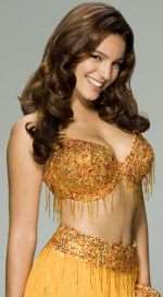 Actress and model Kelly Brook appeared in Strictly Come Dancing last year. Picture: John Riordan BBC