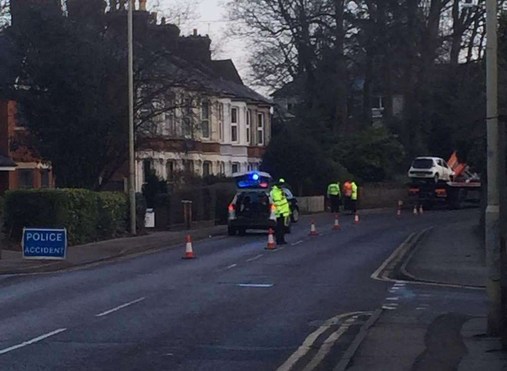 The accident in Canterbury Road