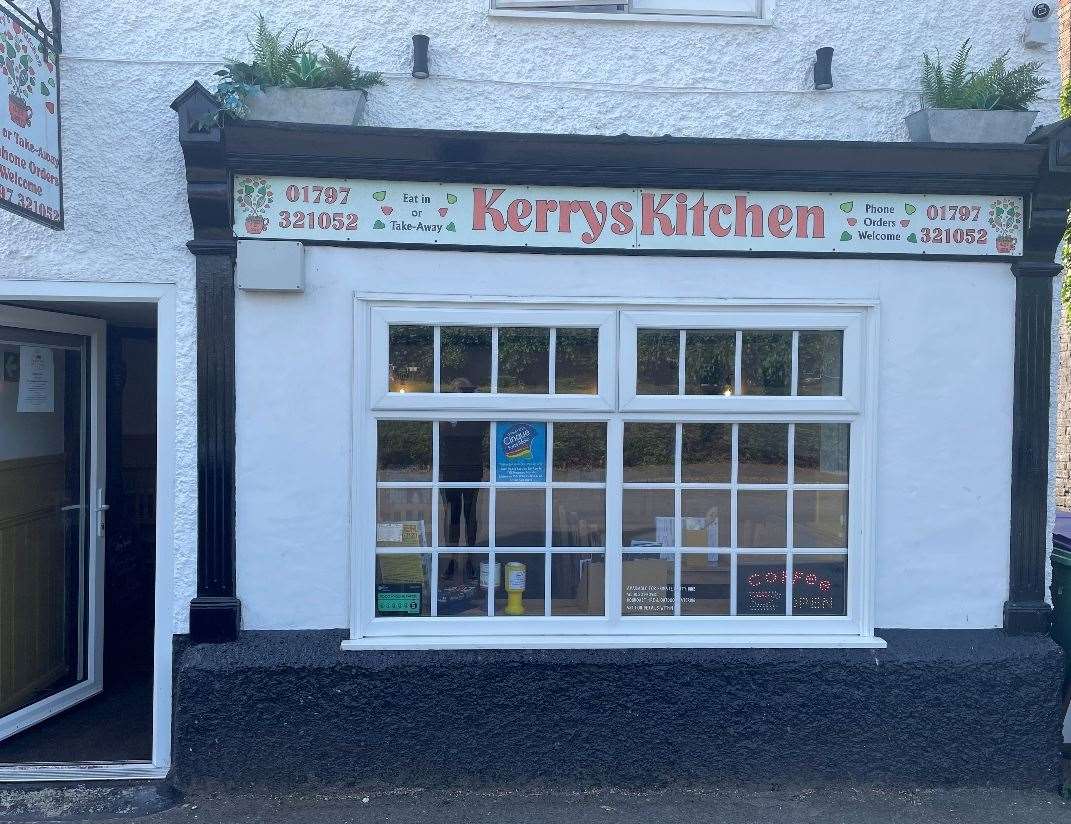 Kerry's Kitchen in Lydd has been listed on the market for £300,000