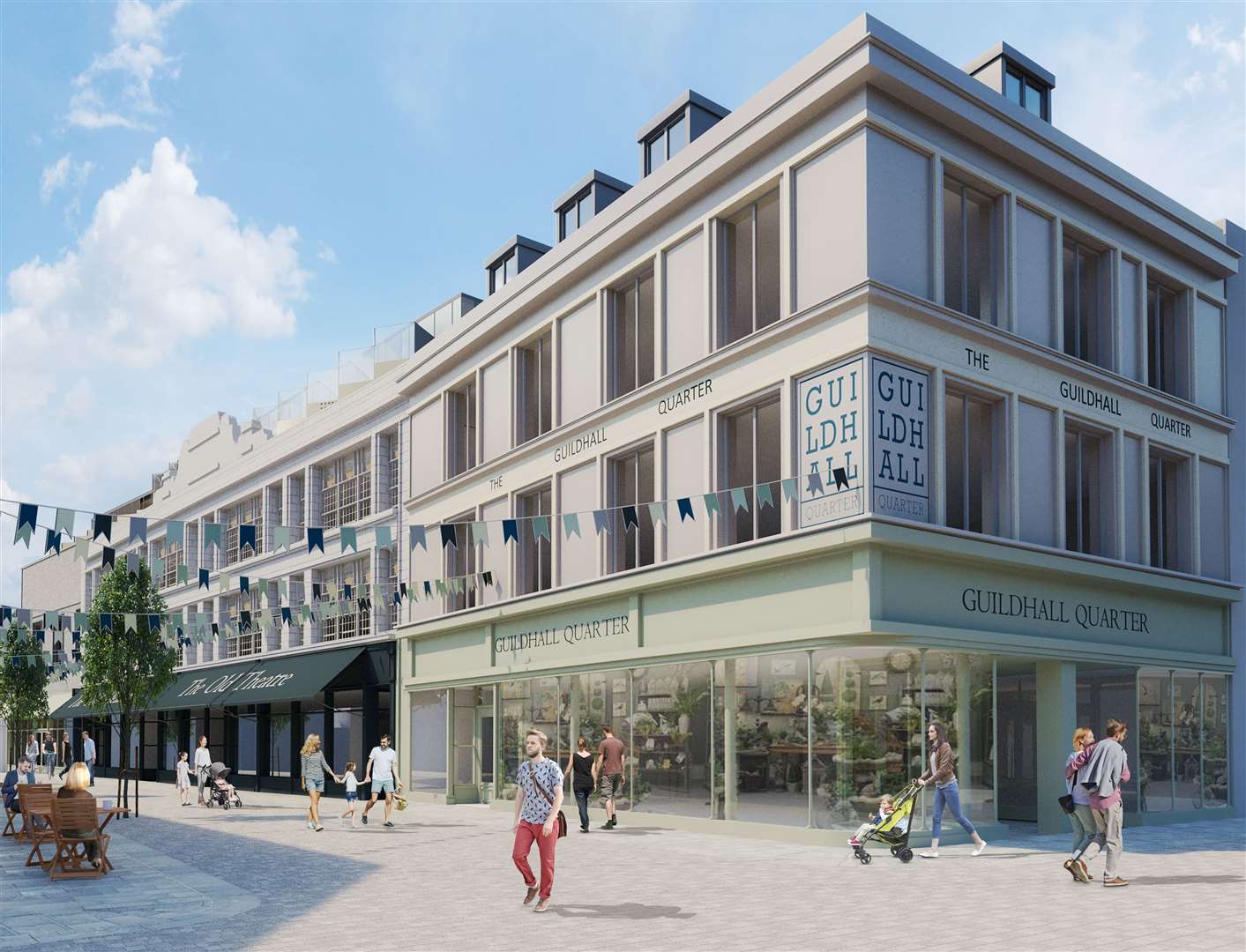 A CGI of the proposed development fronting the High Street Pic: Clague Architects (16439981)