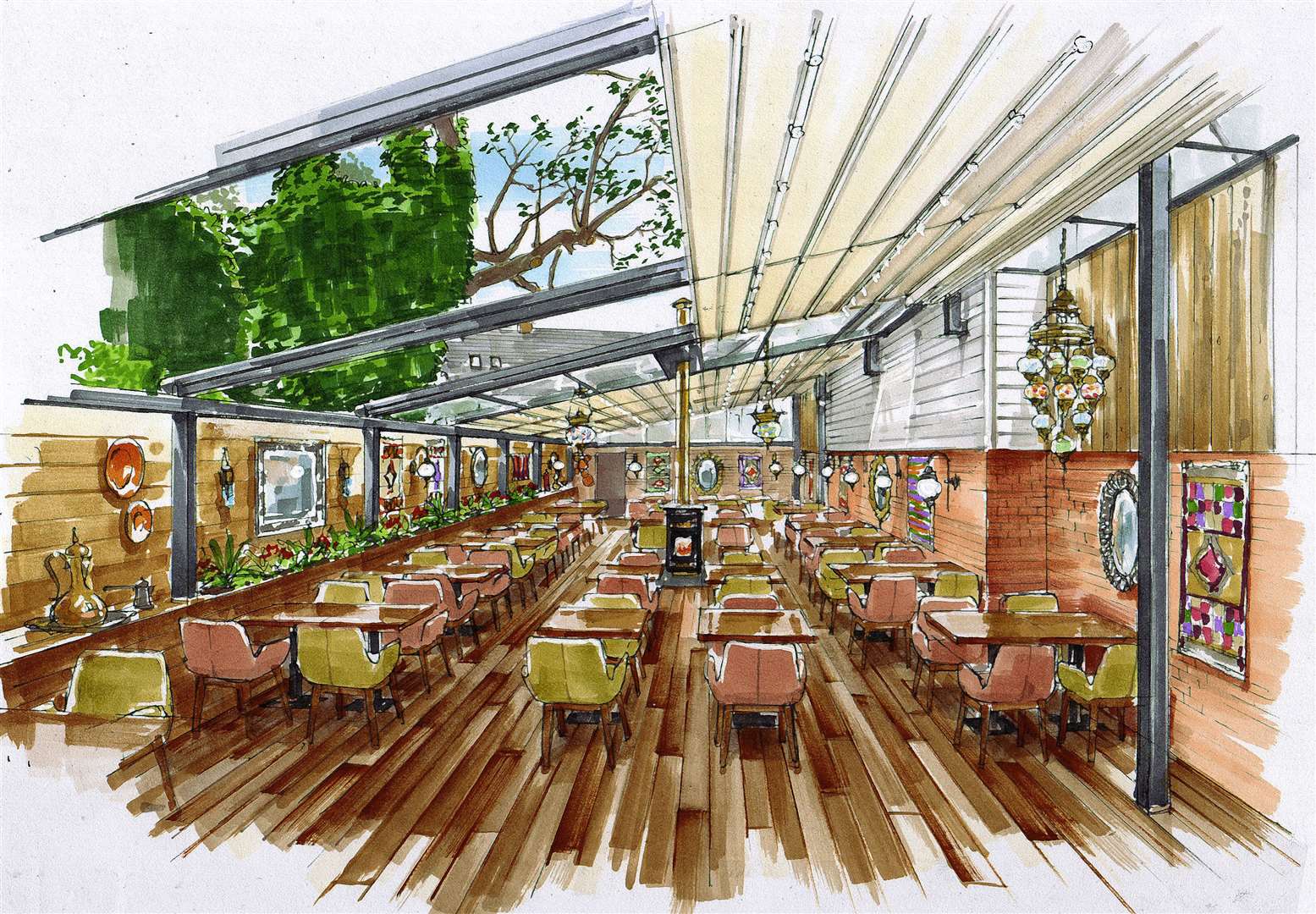 Plans for the A La Turka restaurant in Whitstable. Picture: A La Turka