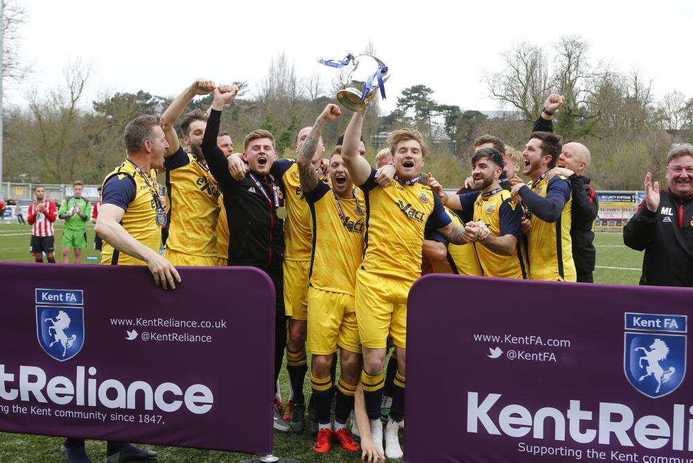 Paul Dolan believes the image of competitons like the Kent Senior Trophy - won by Whitstable last season - has improved in recent years Picture: Andy Jones