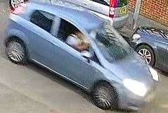 Have you seen this Fiat Punto and the driver? Photo: Metropolitan Police
