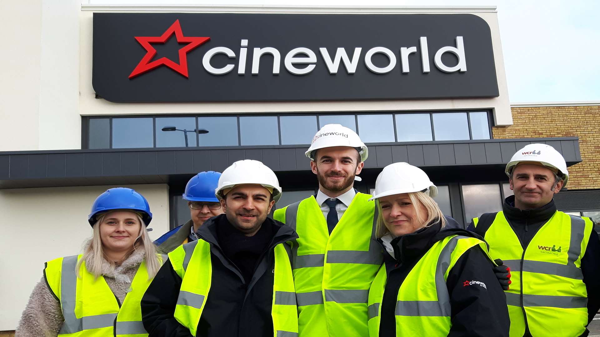 Members of the Dover Cineworld team