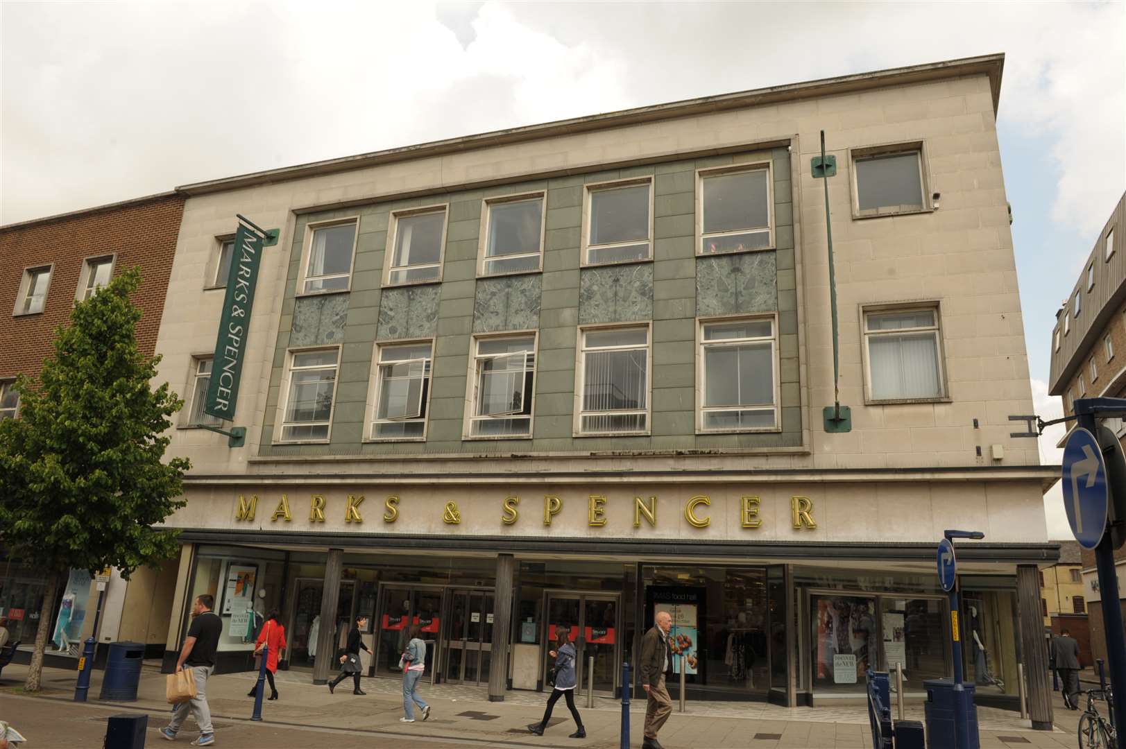 Marks and Spencer in Gravesend before it closed