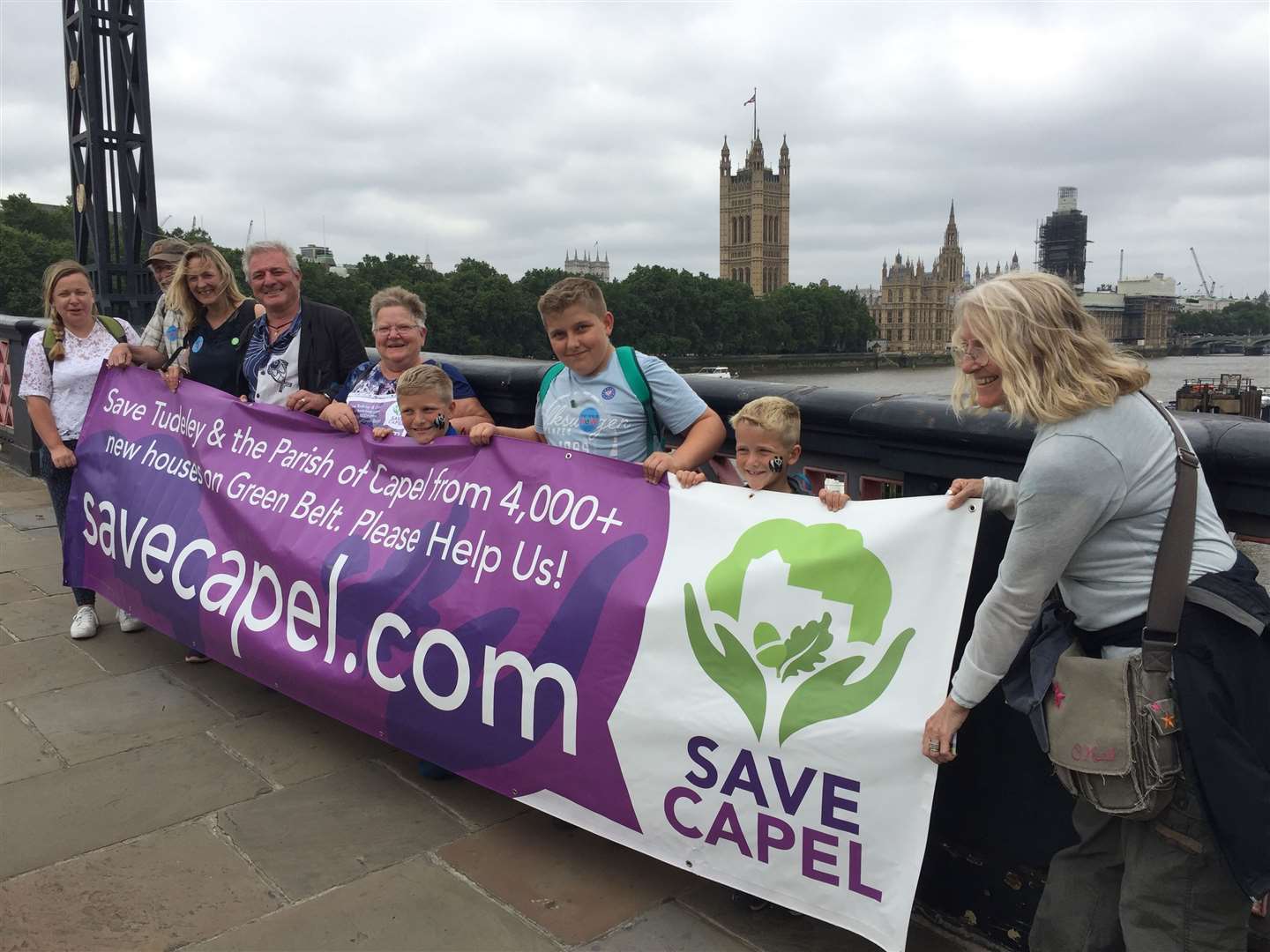 Save Capel on The Time Is Now March in London