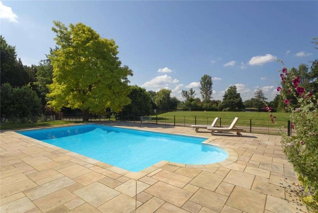 Take a dip in your own private pool. Picture: Strutt and Parker