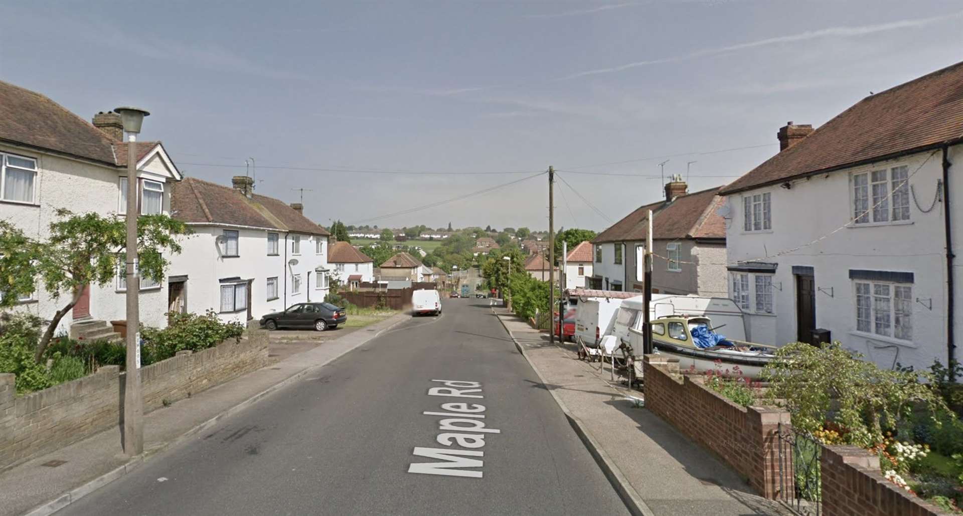 Officers carried out an investigation in a home in Maple Road, Strood. Picture Google Maps