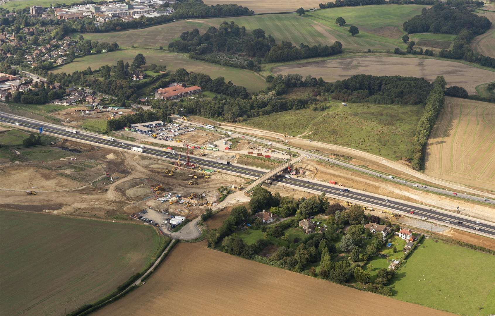 Progress at junction 10a. Picture: Ashford Borough Council / Ady Kerry