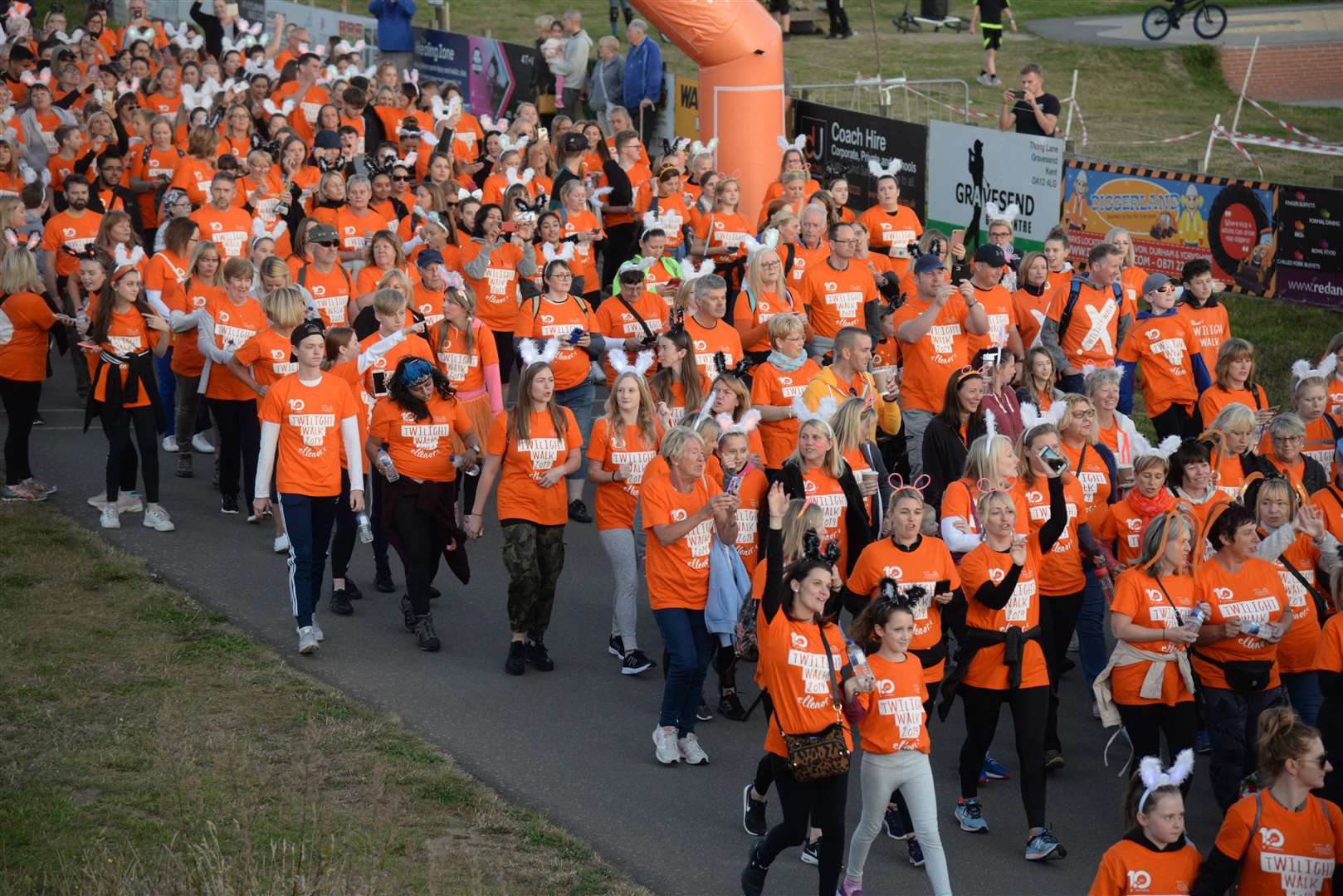 Hundreds took part in the 2019 walk. Picture: Chris Davey