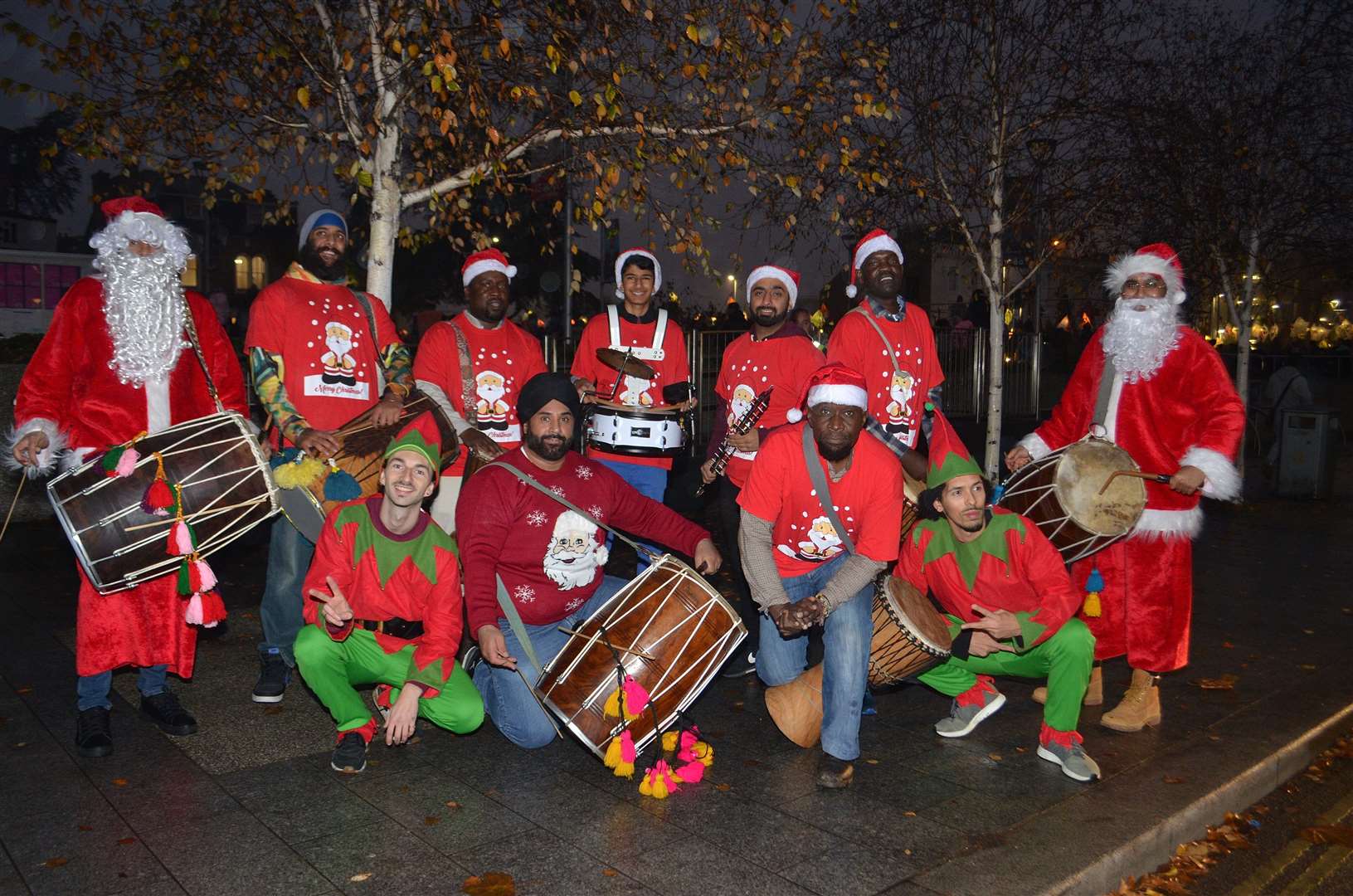 There will be drumming santas and lots of other entertainment for the Christmas Festival Picture: Jason Arthur