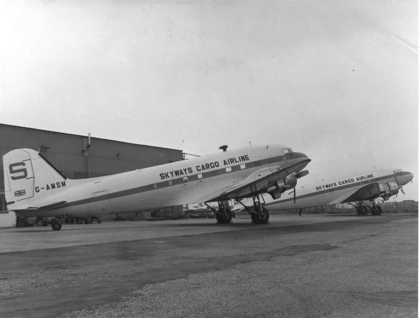 Skyway DC3's at Lydd Airport 1999. Photo: Jack C Adams, A.I.I.P., A.R.P.S. Incorporated photographer