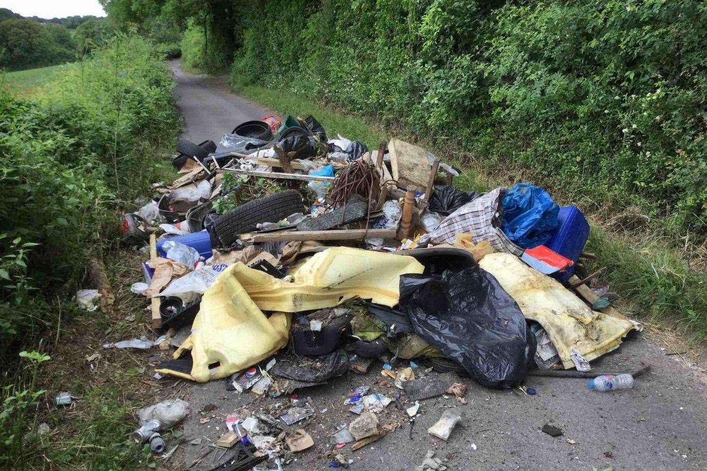 Could the closure of tips lead to more fly-tipping in the county?Library photo: Kent Highways