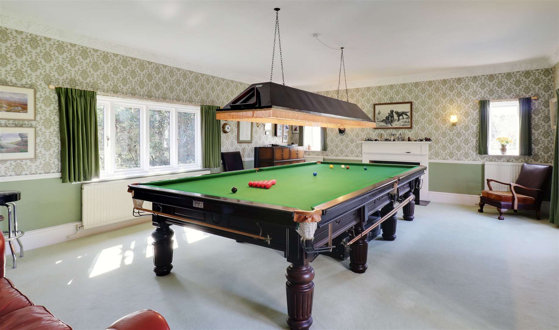 This property in Water Lane, Headcorn has a snooker room