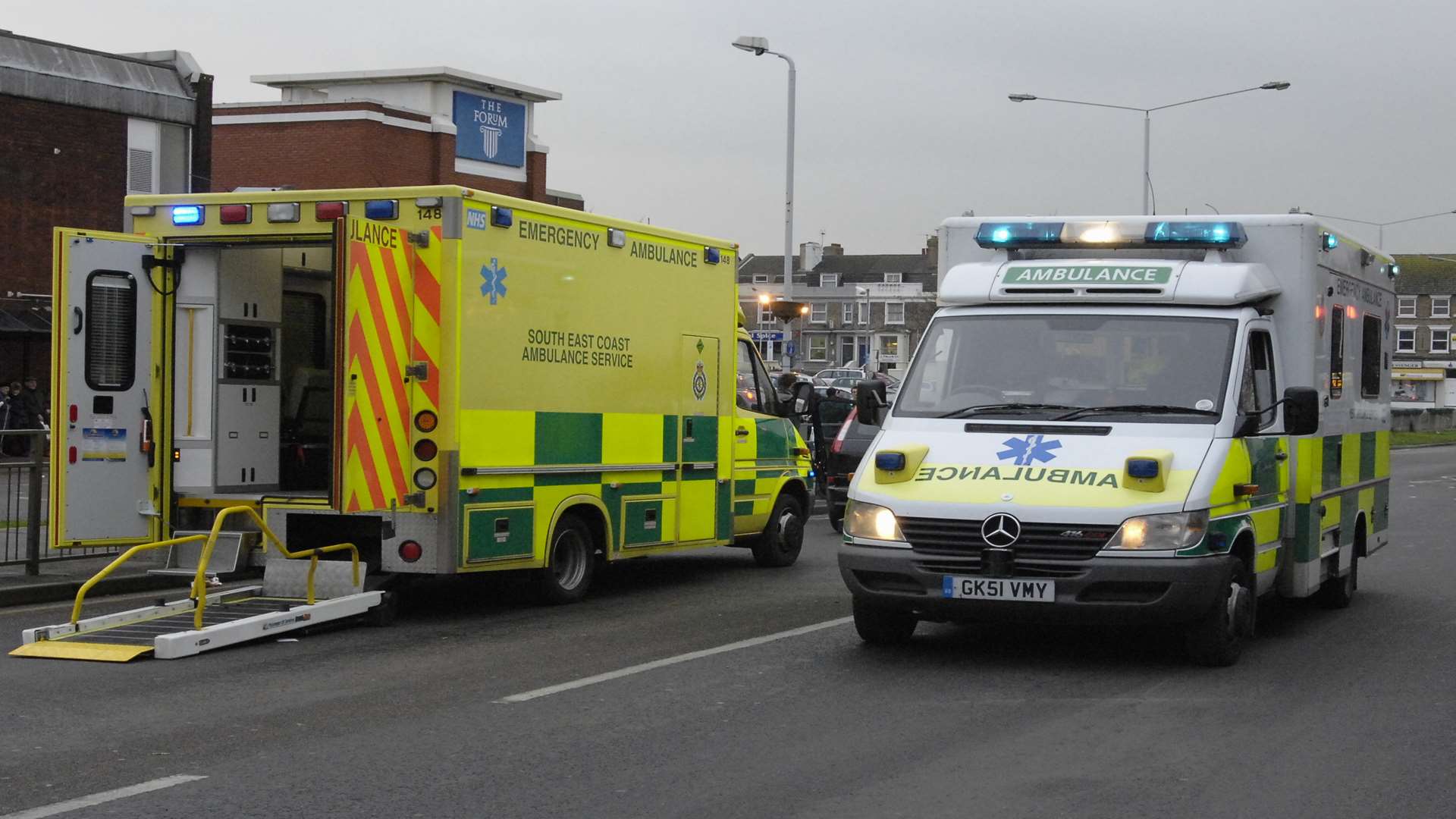 The ambulance service is under pressure as emergency calls increase. Picture: Andy Payton