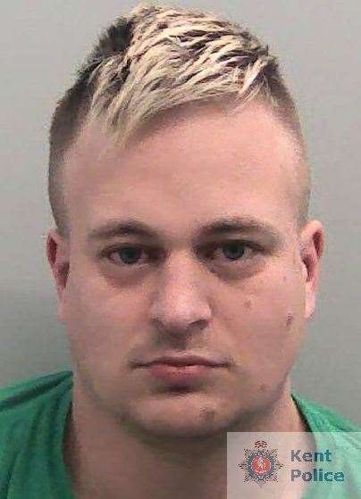 Jake Crawley from Sheerness was jailed for five years. Picture: Kent Police