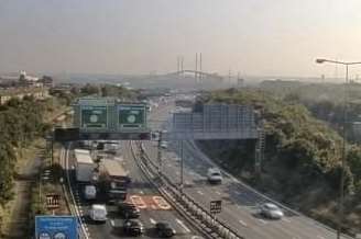 Traffic building up on the M25. Picture: Highways England