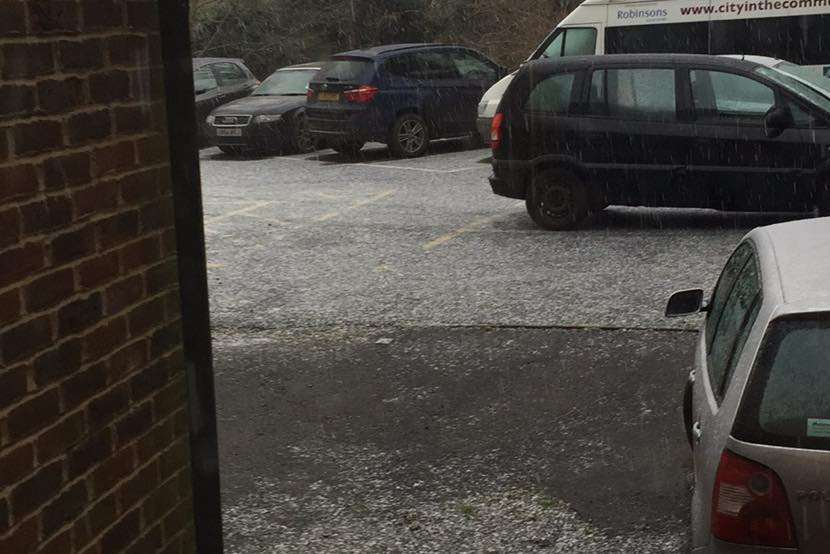 A light dusting has hit Canterbury. Picture: Lyndsey Rogers