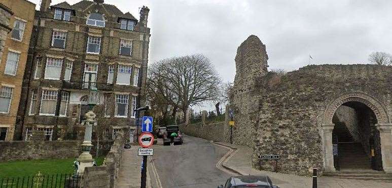 Rohan Chadha was pulled over in Castle Hill, Rochester. Picture: Google Maps.
