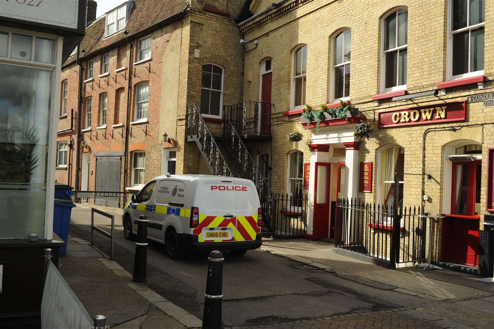 A police forensics van was sent to High Street, Rochester.