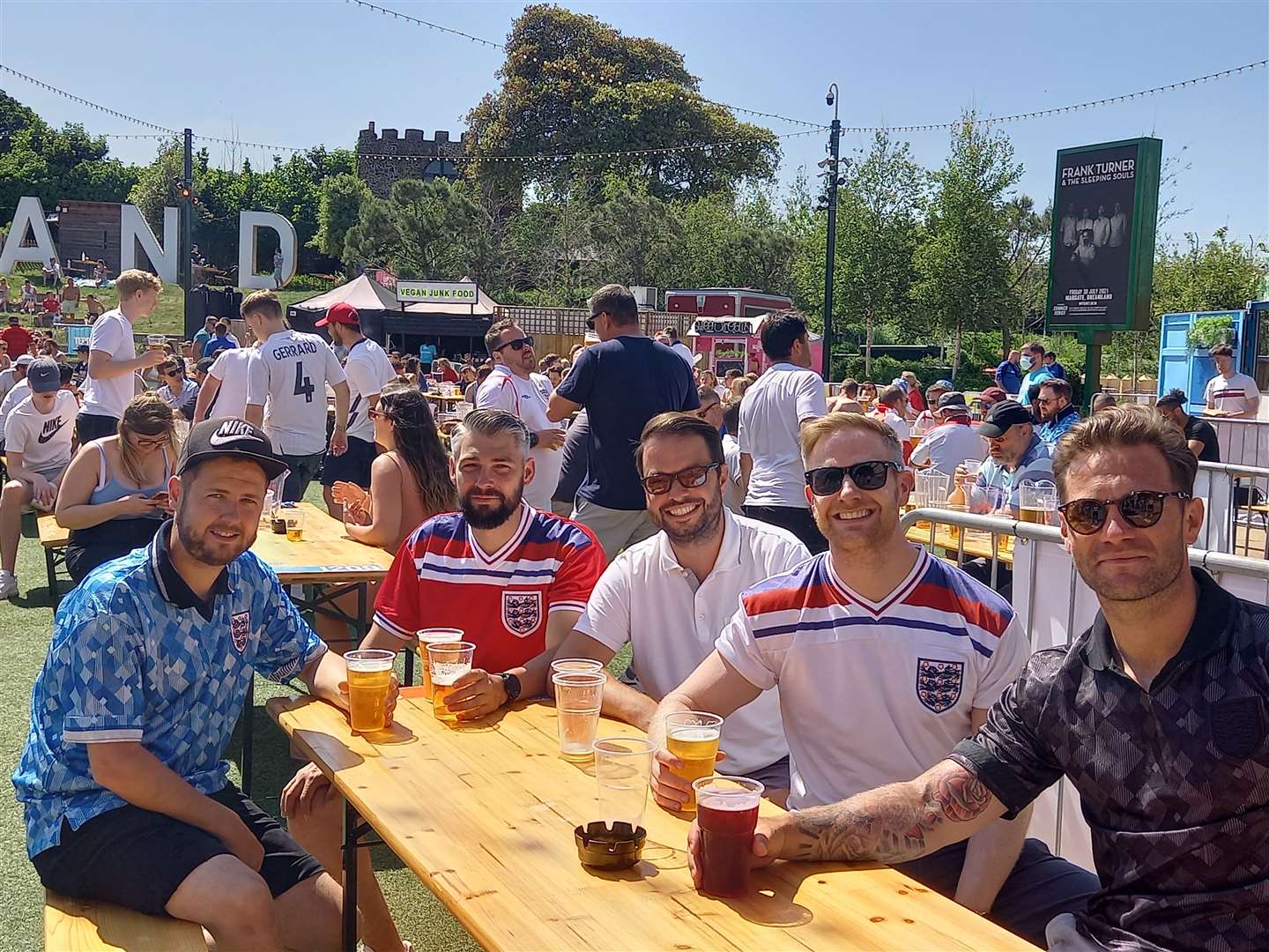 England vs Croatia at Dreamland on Sunday, June 13, 2021
