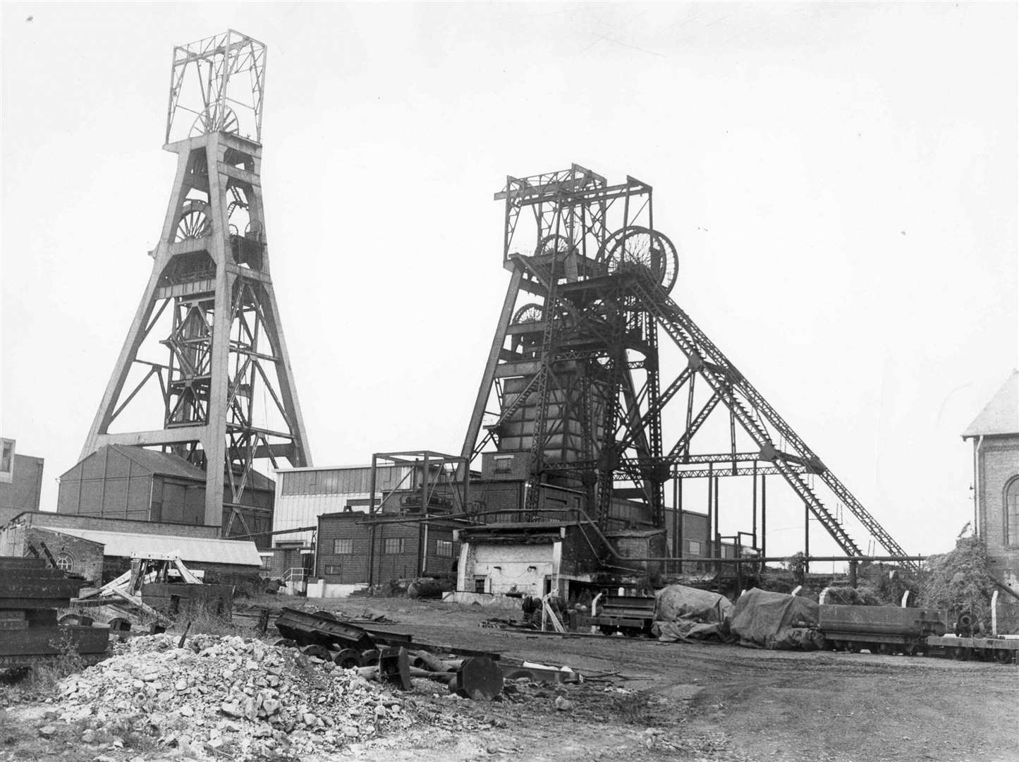 Tilmanstone Colliery pictured in 1970