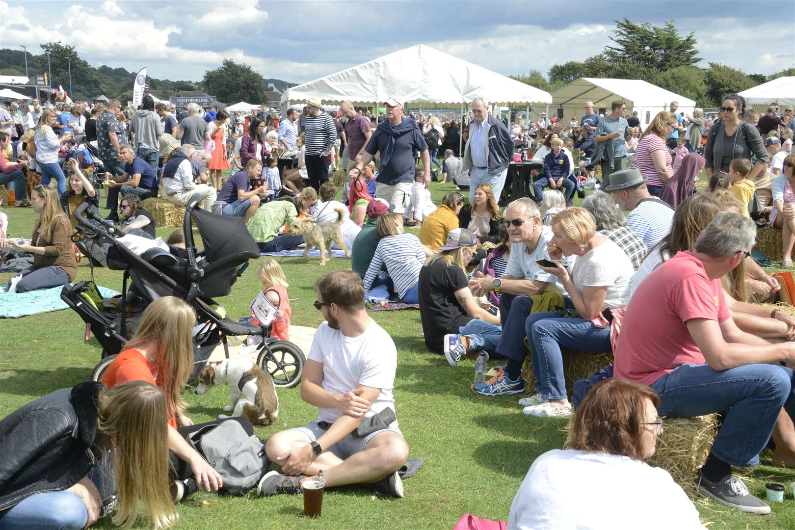 The Hythe food festival draws large crowds in the summer. Picture: Paul Amos