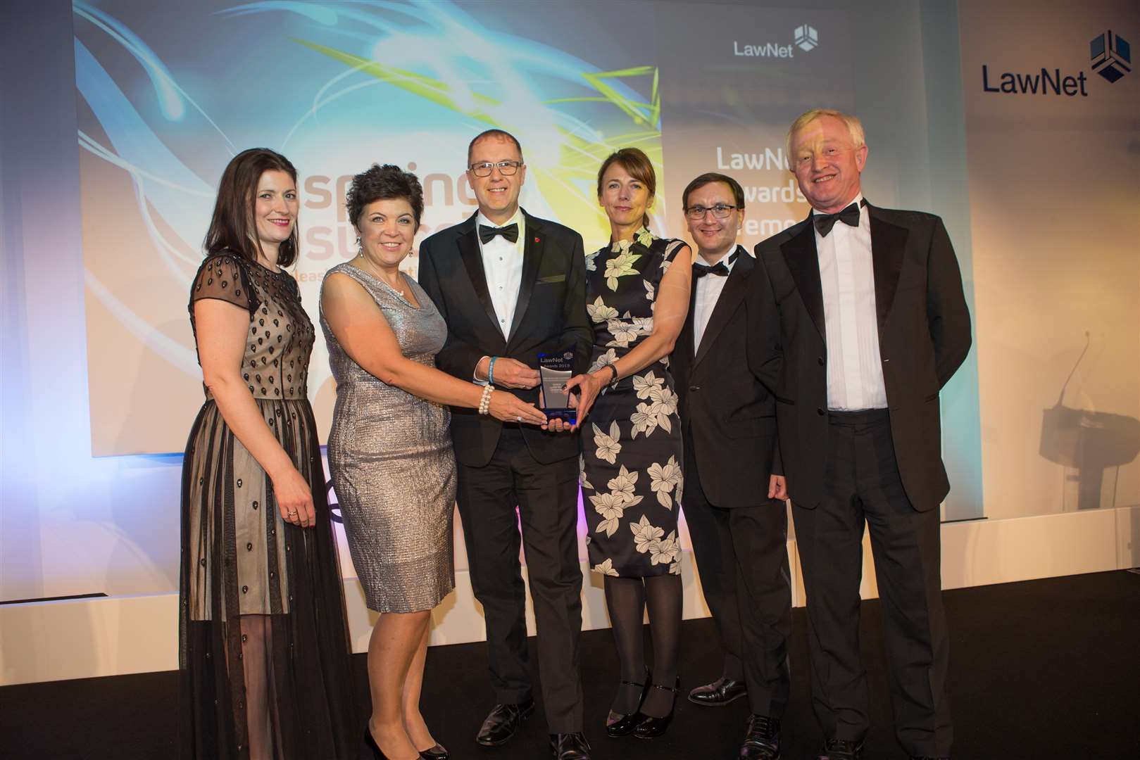 The team at Clarkson Wright & Jakes picked up the Best Community Contribution prize at the LawNet awards