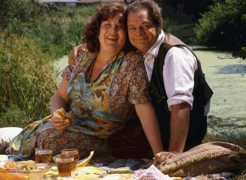 Pam Ferris and Sir David Jason in The Darling Buds of May