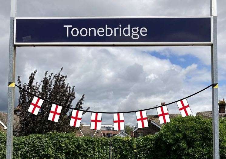 Tonbridge railway station has been renamed to Toonbridge. Picture: Southeastern