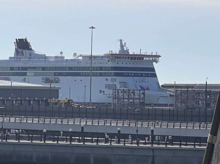 P&O ferries at the Port of Dover. Picture: LKJ media