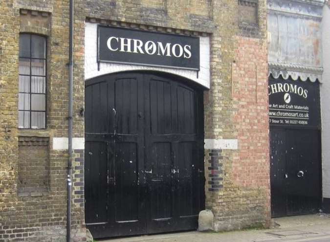 The former Chromos art shop in Canterbury which is being transformed into a unique new cafe