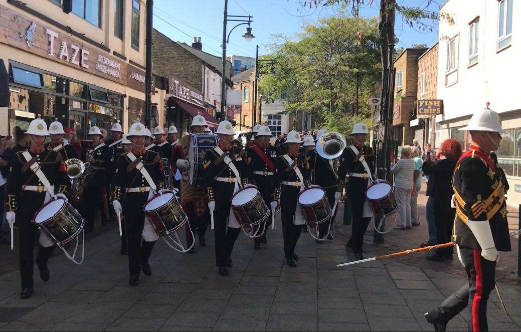 The freedom parade is taking place today (pictured here in 2019)