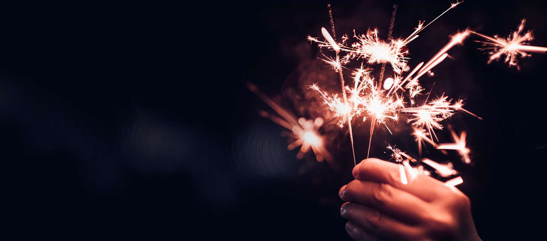 Sparklers will be the order of the day. Stock image