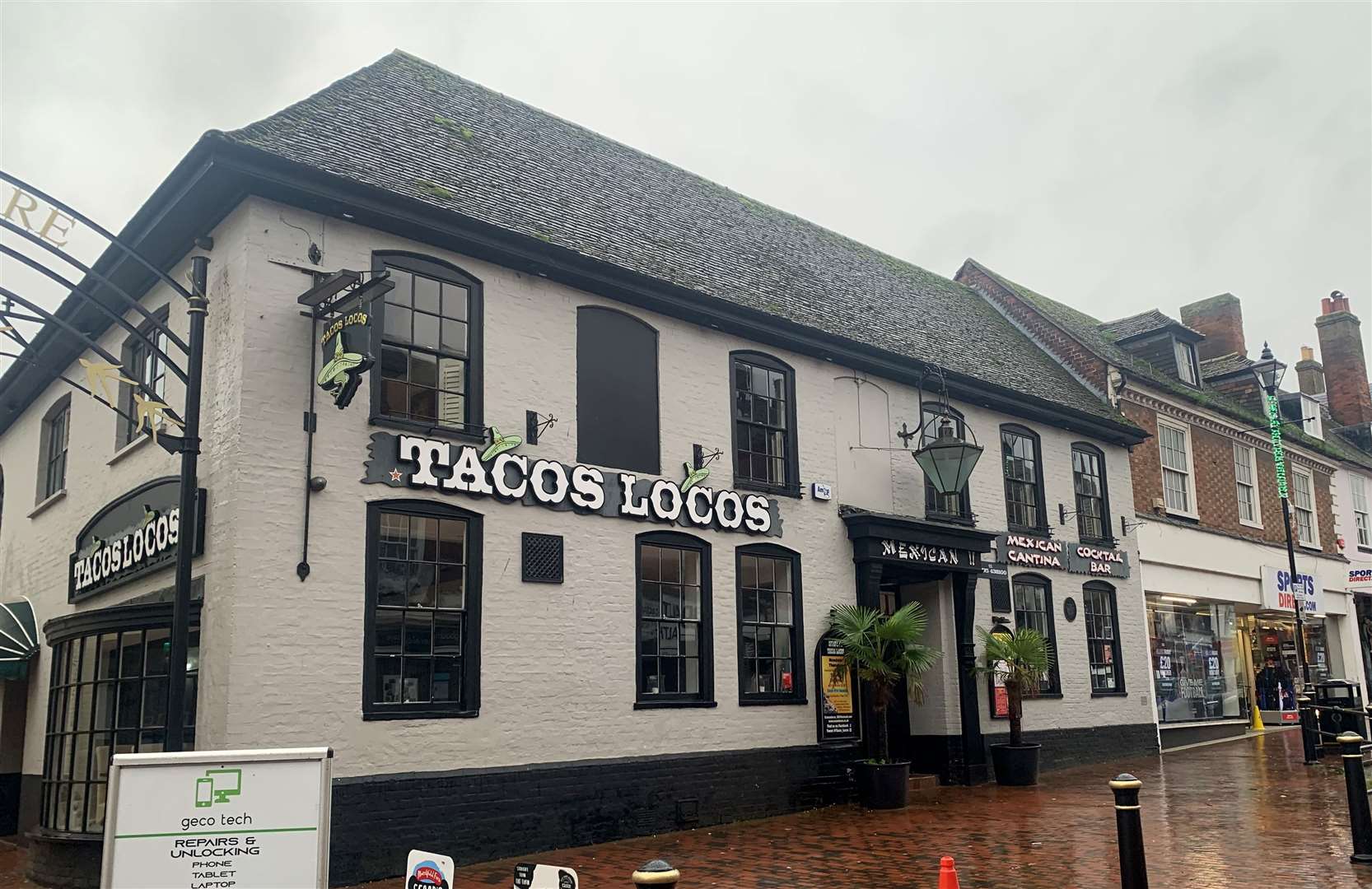 Mexcian restaurant, Tacos Locos, has been forced to shut for now due to a cockroach infestation
