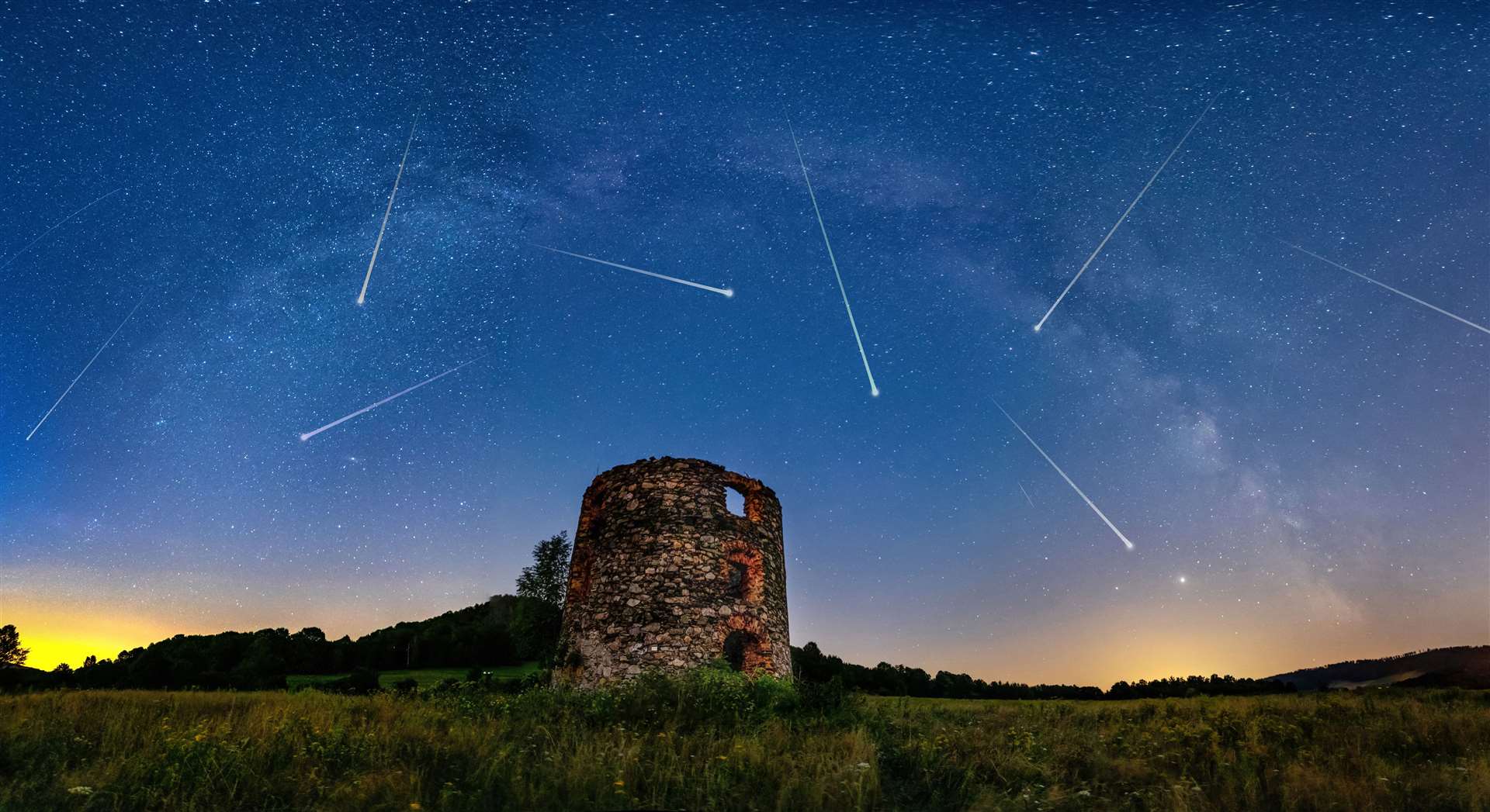 January's meteor shower is peaking over the UK on Tuesday night. Image: Stock photo.