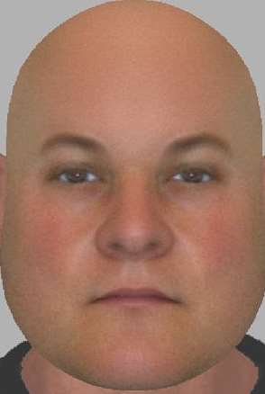 Efit of a suspected Ashford sex attacker being hunted by police