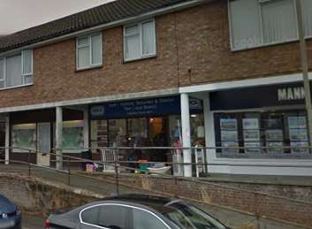 The shop in Church Road, Willesborough, Ashford. Picture: Google