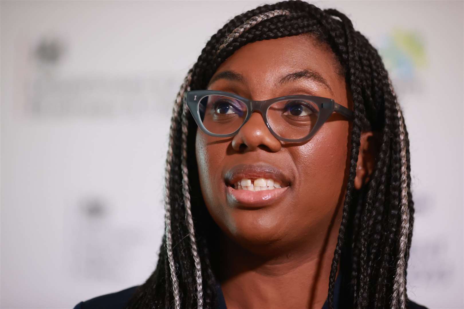 Trade Secretary Kemi Badenoch delivered the UK Government’s keynote speech at the investment summit (Liam McBurney/PA)